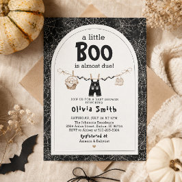 Invitación fiesta de bebé de Halloween