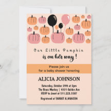 Fiesta de bebé de Halloween Pumpkin Cute