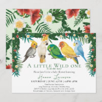 Fiesta de Bebé Loros Exóticos Tropicales El Salvaj
