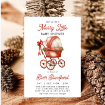Fiesta de Bebé Merry Little Christmas con Cochecit