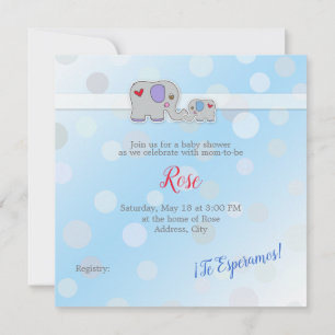 Invitación - Fiesta de Bebé - Niño