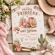 Fiesta de Bebé Princesa de la Pradera Occidental