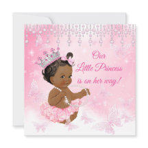 Fiesta de Bebé Princesa Mariposa Rosa Étnica