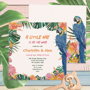 Invitación Fiesta de Bebé Selva Tropical Exótica