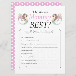 Invitación Fiesta de bebé sirena bajo el mar