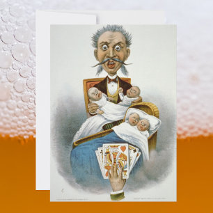 Invitación ¡Fiesta de bebé vintage para hombres! ¡Una fiesta 