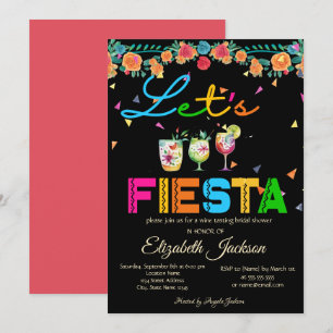 Invitación Fiesta de Bebidas Mexicanas para Despedida de Solt
