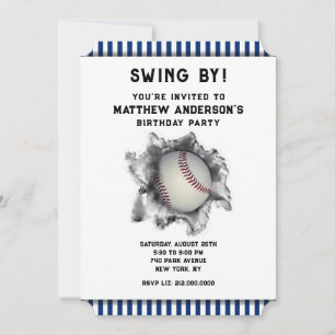 Invitación Fiesta de béisbol