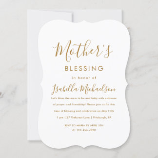 Invitación Fiesta de Bendición de la Madre Cristiana Minimali