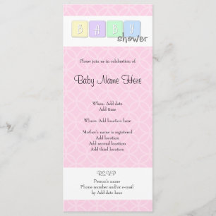 Invitación Fiesta de bienvenida al bebé