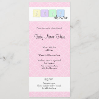 Invitación Fiesta de bienvenida al bebé
