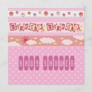 Invitación fiesta de bienvenida al bebé