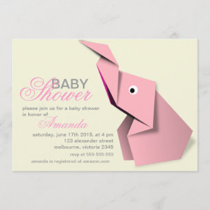 Invitación Fiesta de bienvenida al bebé de encargo del