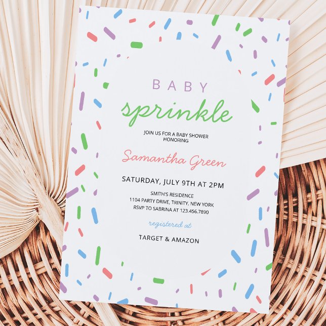 Invitación Fiesta de Bienvenida de Bebé Neutro (Subido por el creador)