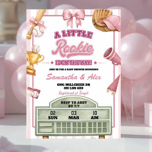 Invitación Fiesta de Bienvenida de Bebé 'Novata Pequeña de Bé