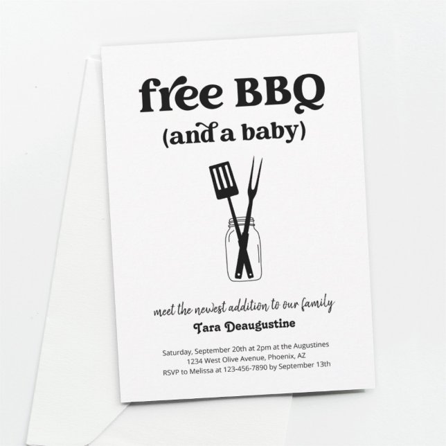 Invitación Fiesta De Bienvenida De recién nacido Conoce Y Sal (Subido por el creador)