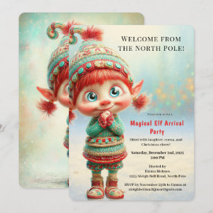 Invitación Fiesta de Bienvenida del Duende Celebración de L