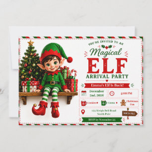 Invitación Fiesta de Bienvenida del Duende Celebración de L