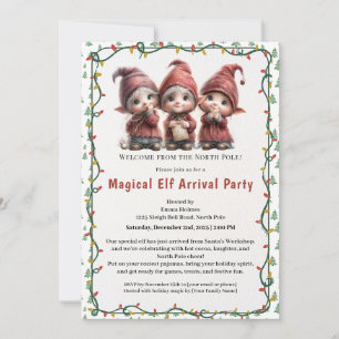 Invitación Fiesta de Bienvenida del Duende Celebración de L