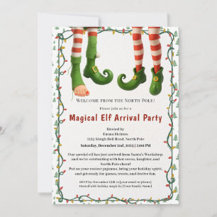 Invitación Fiesta de Bienvenida del Elfo   Celebración de Lle
