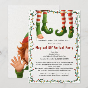 Invitación Fiesta de Bienvenida del Elfo Celebración de Lle