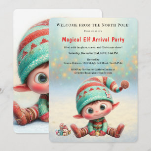 Invitación Fiesta de Bienvenida del Elfo Celebración de Lle