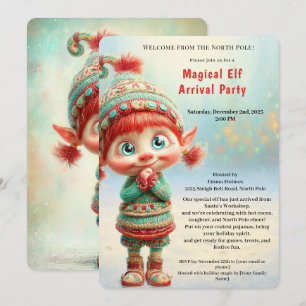 Invitación Fiesta de Bienvenida del Elfo Celebración de Lle