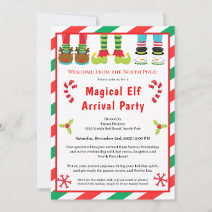 Invitación Fiesta de Bienvenida del Elfo Celebración de Lle