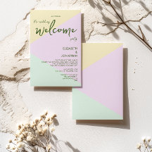 Fiesta de bienvenida pre-Boda geométrico Pastel si