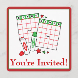 Invitación Fiesta de Bingo