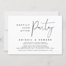 Fiesta de Boda de Huida Felices para Siempre