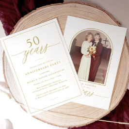 Invitación Fiesta de Bodas de Oro por 50 Aniversario de Boda
