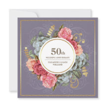 Fiesta de Bodas de Oro Vintage Floral