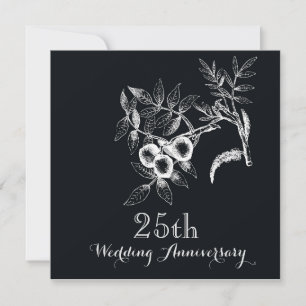 Invitación Fiesta de Bodas de Plata 25 Aniversario