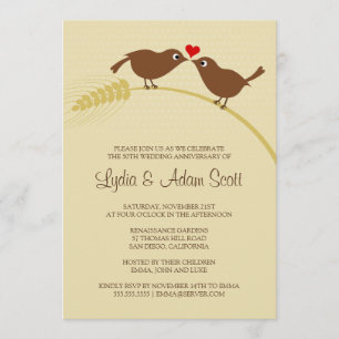 Invitación Fiesta de Bodas de Plata del 25º Aniversario de Lo