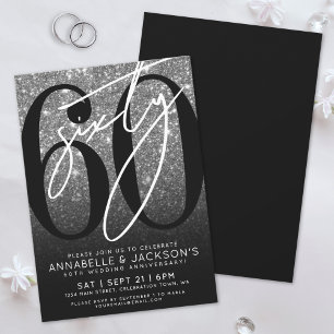 Invitación Fiesta de Bodas de Plata por el 60º Aniversario