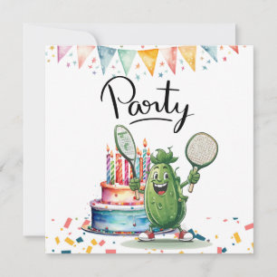 Invitación Fiesta de bolas de pólvora Cumpleaños