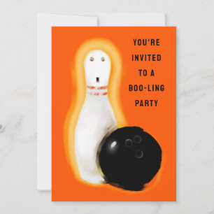 Invitación Fiesta de Bolos de Halloween