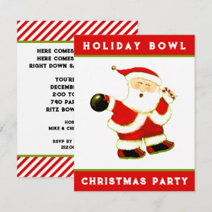 Invitación Fiesta de Bolos de Navidad