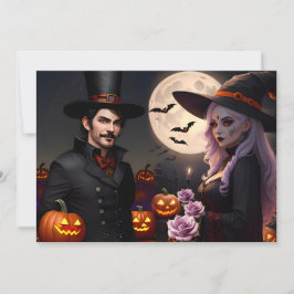 Invitación Fiesta de brujas y magos de Halloween Bash