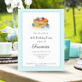 Invitación Fiesta de brunch de paquetería de cumpleaños