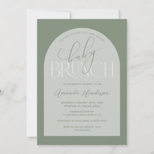 Invitación Fiesta de Brunch para el Bebé en Camino Baby Showe