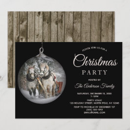 Invitación Fiesta de caballos y Navidades de la familia Rusti