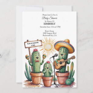Invitación Fiesta de Cactus