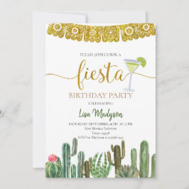 Invitación Fiesta de Cactus en México 