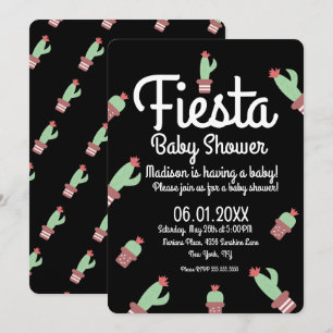 Invitación Fiesta de Cactus Mix Repetición Baby Shower