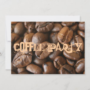 Invitación Fiesta de café