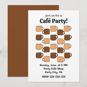 Invitación Fiesta de Café en Taza