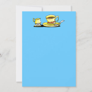 Invitación fiesta de café/té