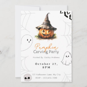 Invitación Fiesta de calabaza de calabaza de calabaza para ca